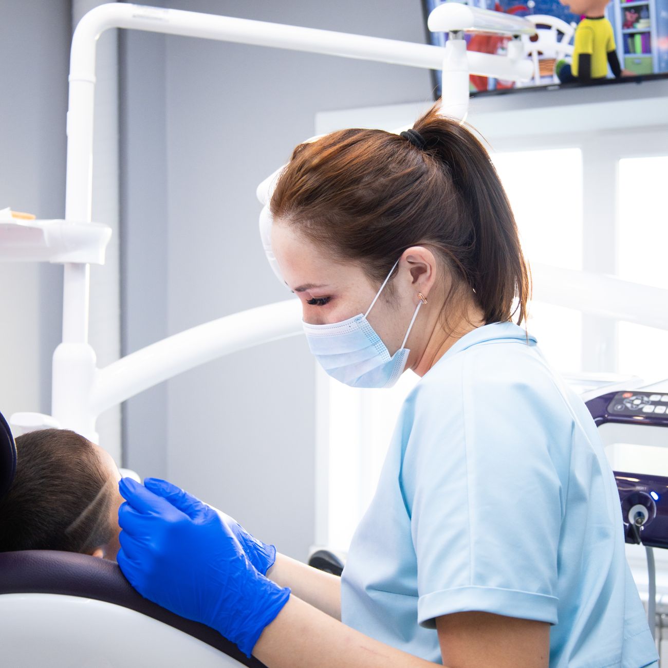 dentist headshot in clinic